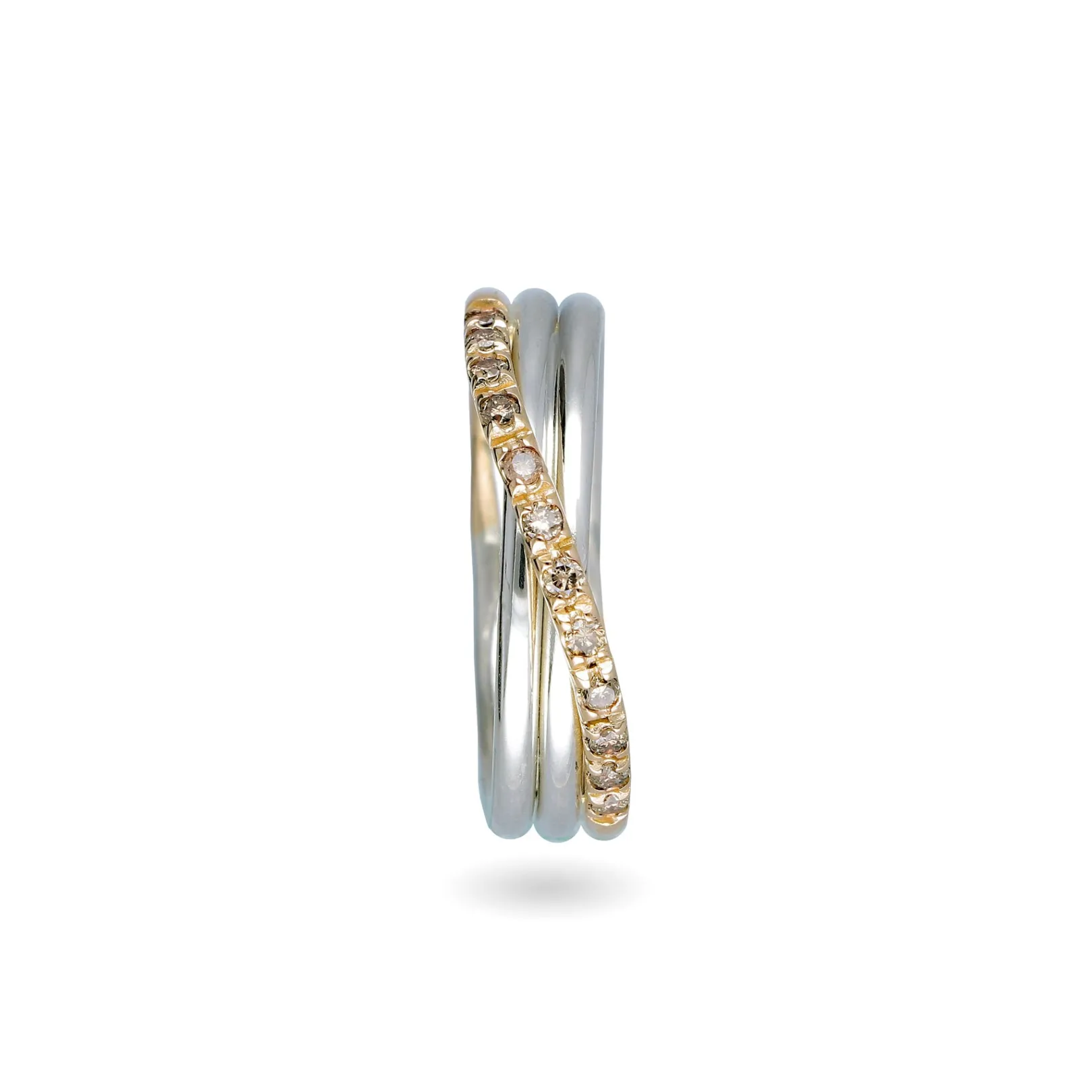 filodellavita_classic__fi_1-42.webp Filodellavita Classic 3 fili in Oro Rosa o Oro Giallo 9kt Argento 925 e 12 Diamanti Brown / Black | Rubinia Gioielli Clearance