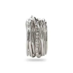 Filodellavita Classic 13 fili in Argento 925 e 16 Diamanti Bianchi | Rubinia Gioielli Hot