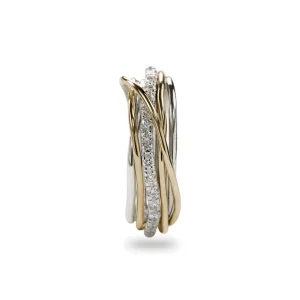 Filodellavita Classic 7 Fili in Oro Rosa / Oro Giallo 9kt Argento 925 e Diamanti Bianchi | Rubinia Gioielli Best