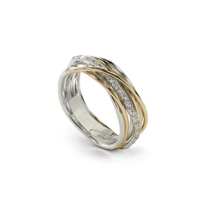 Filodellavita Classic 7 Fili in Oro Rosa / Oro Giallo 9kt Argento 925 e Diamanti Bianchi | Rubinia Gioielli Best