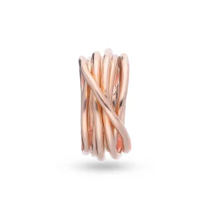 Filodellavita Leda 7 fili in Oro Rosa 18kt | Rubinia Gioielli Hot