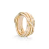 Filodellavita Leda 7 fili in Oro Giallo 18kt e Diamanti Bianchi | Rubinia Gioielli Fashion
