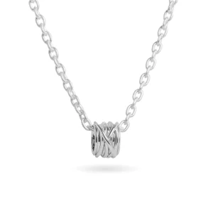 Filodellavita Mini 13 fili Oro Bianco / Bianco Brunito / Oro Giallo / Oro Rosa 9kt con collana in Argento 925 e Oro Rosa 9kt | Rubinia Gioielli Hot