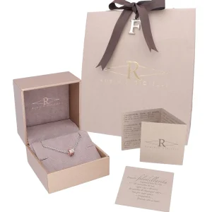 Filodellavita Mini 13 fili in Argento 925, Oro Rosa 9kt con diamantino e collana in Argento 925 e Oro Rosa 9kt | Rubinia Gioielli Sale