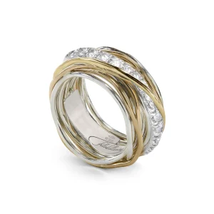 Filodellavita Prezioso - 13 fili in Oro Rosa/Giallo 9kt, Argento 925 e Diamanti Bianchi | Rubinia Gioielli Online