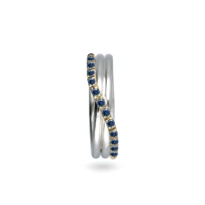 Filodellavita Prezioso 3 Fili e Zaffiri blu | Rubinia Gioielli Clearance