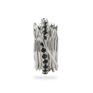 Filodellavita Prezioso 13 fili in Argento 925 e Diamanti Black | Rubinia Gioielli Clearance