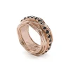 Filodellavita Prezioso 13 fili in Oro Rosa 9kt e Diamanti Black | Rubinia Gioielli Sale