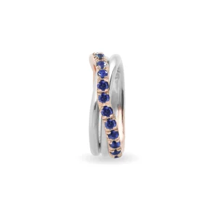 Filodellavita Prezioso 3 fili e Zaffiri blu da 0.99ct | Rubinia Gioielli Clearance