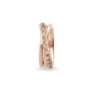 Filodellavita Prezioso 3 fili e Diamanti Brown da 0.80ct | Rubinia Gioielli New