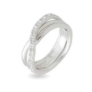 Filodellavita Prezioso 3 fili e Diamanti Bianchi da 0.37ct | Rubinia Gioielli Online