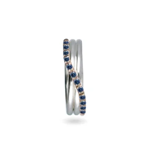 Filodellavita Prezioso 3 Fili e Zaffiri blu | Rubinia Gioielli Clearance
