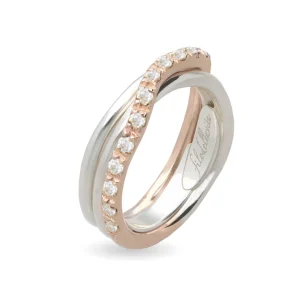 Filodellavita Prezioso 3 fili e Diamanti Bianchi da 0.37ct | Rubinia Gioielli Online