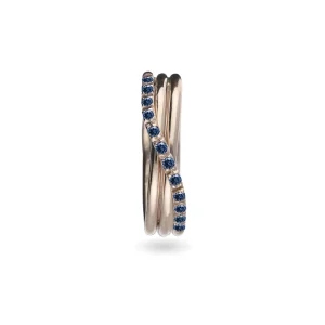 Filodellavita Prezioso 3 Fili e Zaffiri blu | Rubinia Gioielli Clearance
