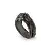 Filodellavita Rock 7 fili in Argento 925 brunito e Diamanti Black | Rubinia Gioielli Outlet