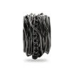 Filodellavita Rock 22 fili in Argento 925 brunito e Diamanti Black | Rubinia Gioielli Best