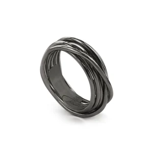 Filodellavita Rock 7 fili in Argento 925 brunito | Rubinia Gioielli Best