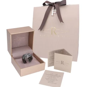 Filodellavita Rock 22 fili in Argento 925 brunito e Diamanti Black | Rubinia Gioielli Best