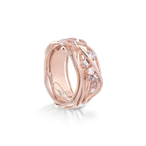 Filodellavita Ten 10 fili in Oro Bianco o Oro Rosa 18kt con Diamanti Bianchi e Brown | Rubinia Gioielli Online