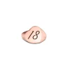 Mignolo Cuore Obliquo in Oro Rosa 9kt | Rubinia Gioielli Discount