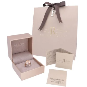 Mignolo Cuore Obliquo in Oro Rosa 9kt | Rubinia Gioielli Discount