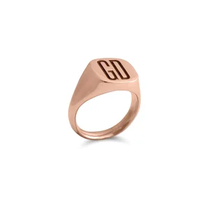 Mignolo Quadrato in Oro Rosa 9kt | Rubinia Gioielli Outlet
