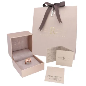 Mignolo Quadrato in Oro Rosa 9kt | Rubinia Gioielli Outlet
