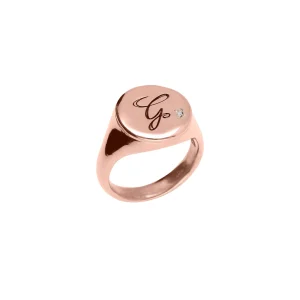 Mignolo tondo irregolare in Oro Rosa 9kt | Rubinia Gioielli Best