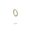 Mono Orecchino Filodamore Intrecciato piccolo in Oro Giallo/Rosa 9kt | Rubinia Gioielli Hot