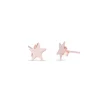 Orecchini Filodamore a Lobo da 10mm in Oro Rosa 9kt a forma di Stella | Rubinia Gioielli New