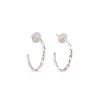 Orecchini Filodamore in Argento 925 e Oro Rosa 9 kt | Rubinia Gioielli Discount