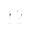 Orecchini Filodamore in Oro Giallo 9kt con nodino | Rubinia Gioielli Outlet