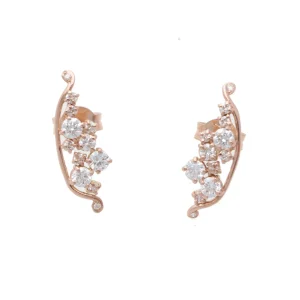Orecchini Filodellavita Ten in Oro Bianco / Oro Rosa 9kt e Diamanti Bianchi | Rubinia Gioielli Hot