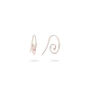 Orecchini Mini Chiocciola Filodamore Oro Rosa 9kt | Rubinia Gioielli Fashion