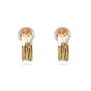 Orecchini Mini Grandi da 1cm 13 Fili in Oro 9kt | Rubinia Gioielli Hot