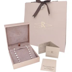Orecchini pendenti con sassolini irregolari in Argento 925 | Rubinia Gioielli Hot