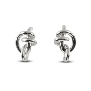 Orecchino Nodi d'Amore in Argento 925 | Rubinia Gioielli Hot