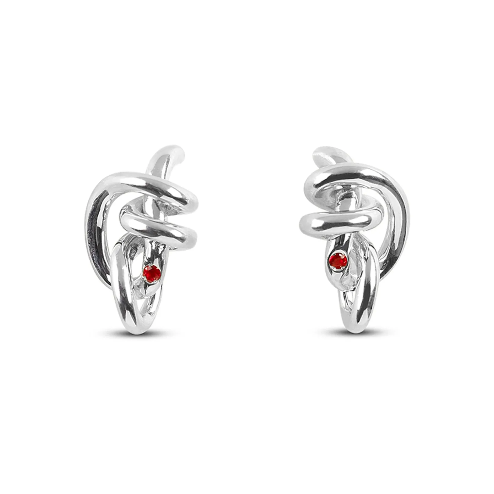 orecchino_nodi_damore_in__0-5.webp Orecchino Nodi d'Amore in Argento 925 e Rubini | Rubinia Gioielli Outlet