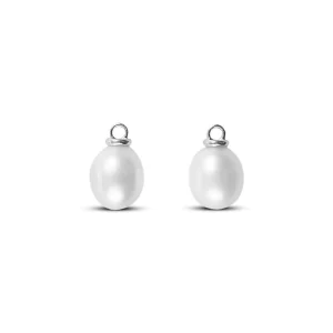 Pendente Nodi D'Amore con Perla /Bianca/Grigia su Argento 925 | Rubinia Gioielli Best