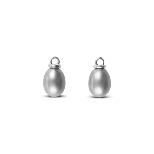 Pendente Nodi D'Amore con Perla /Bianca/Grigia su Argento 925 | Rubinia Gioielli Best