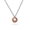 Punto Luce Filodellavita in Oro Rosa con un Diamante Colorless | Rubinia Gioielli Fashion