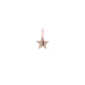 Sigillo Stella 5mm in Oro Rosa o Oro Giallo 9kt | Rubinia Gioielli Hot